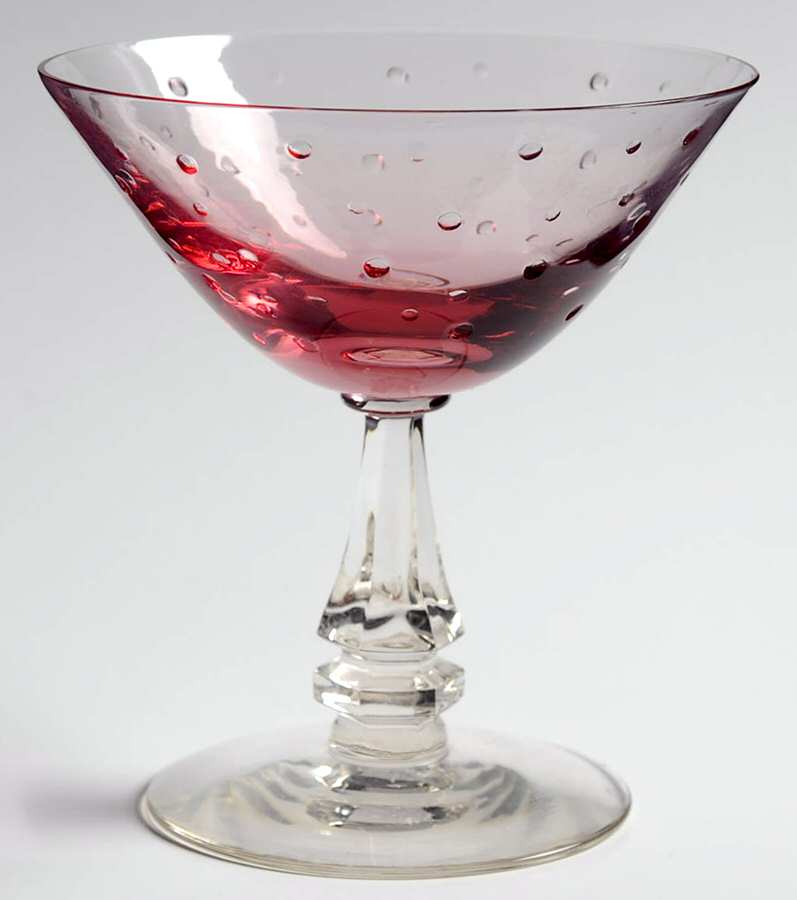 Pink Rain Champagne/Tall Sherbet by Tiffin-Franciscan-1