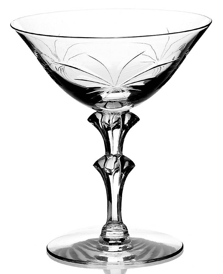 Pine Trio Champagne/Tall Sherbet by Tiffin-Franciscan-1