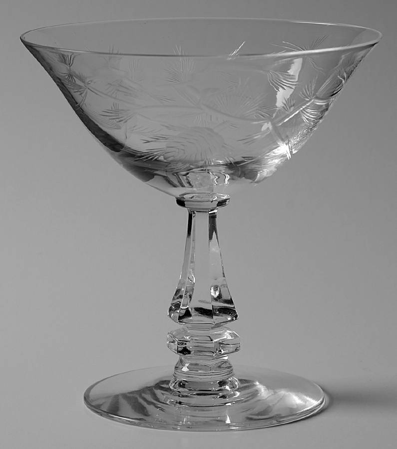 Pine Tree Champagne/Tall Sherbet by Tiffin-Franciscan-1