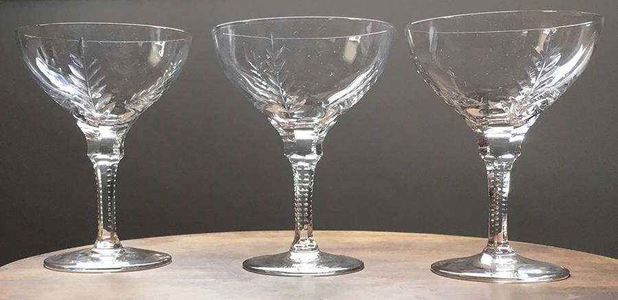 Pine Tree Champagne/Tall Sherbet by Tiffin-Franciscan-1