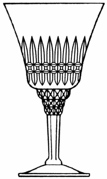 Plymouth Water Goblet by Tiffin-Franciscan-1