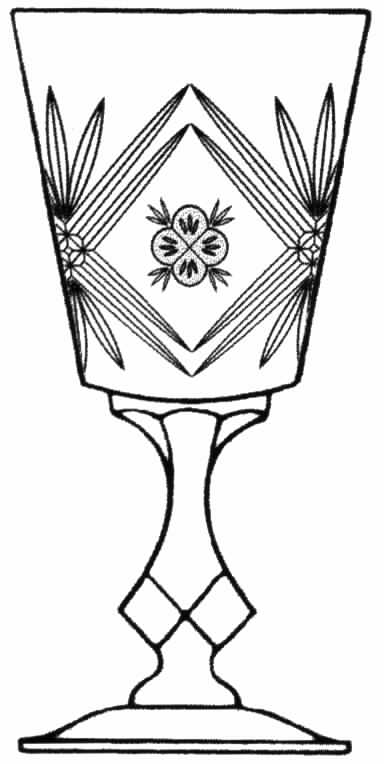Prestige (Round Base) Water Goblet by Tiffin-Franciscan-1
