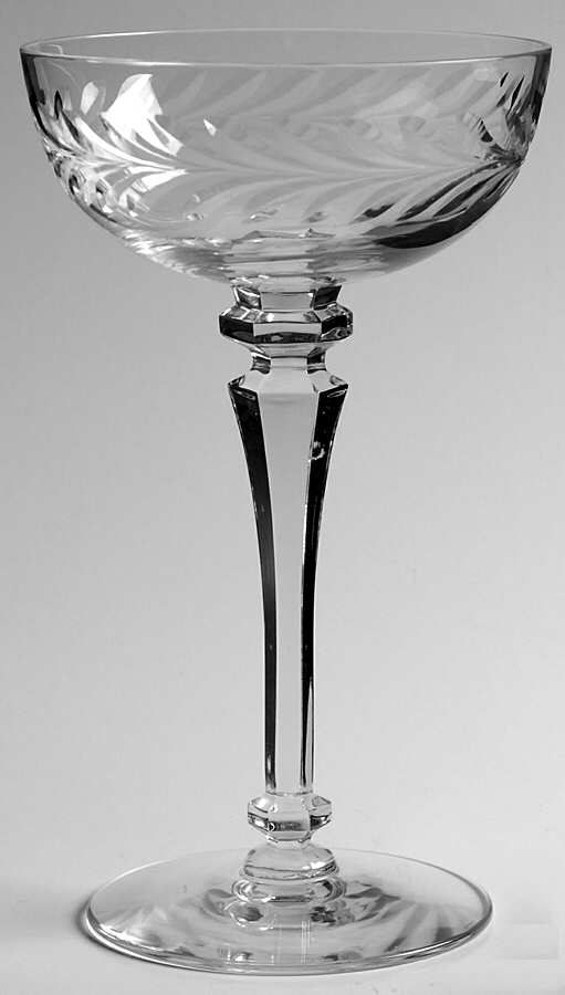 Priscilla Clear (Polished Cut) Champagne/Tall Sherbet by Tiffin-Franciscan-1