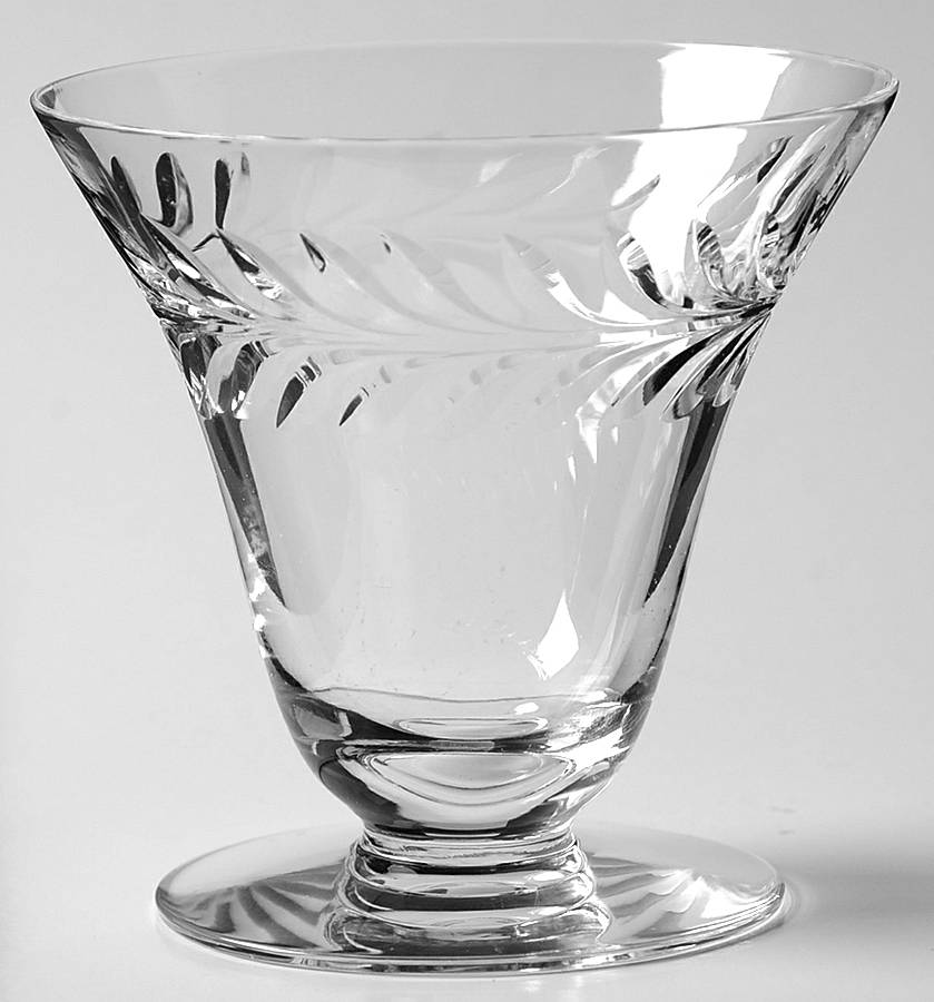 Priscilla Clear (Polished Cut) Oyster or Fruit Cocktail by Tiffin-Franciscan-1