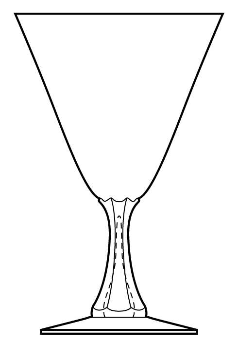 Promise Clear Water Goblet by Tiffin-Franciscan-1