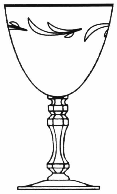Provincial Water Goblet by Tiffin-Franciscan-1