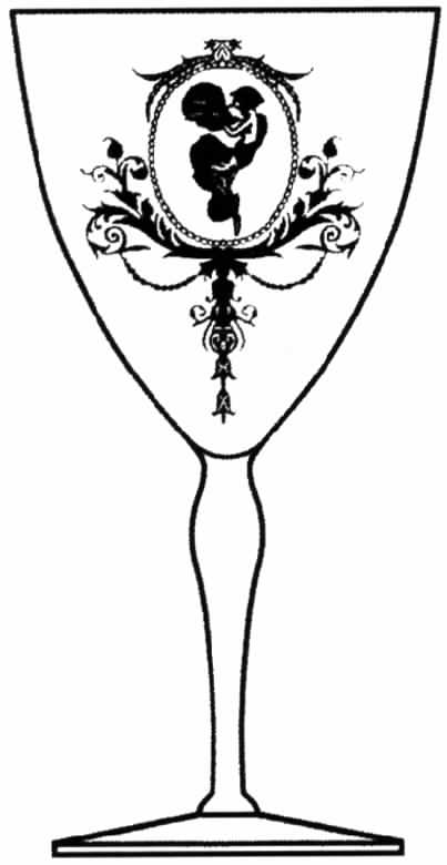Psyche Clear (Stem 14194) Water Goblet by Tiffin-Franciscan-1