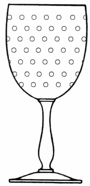 Raindrop Water Goblet by Tiffin-Franciscan-1