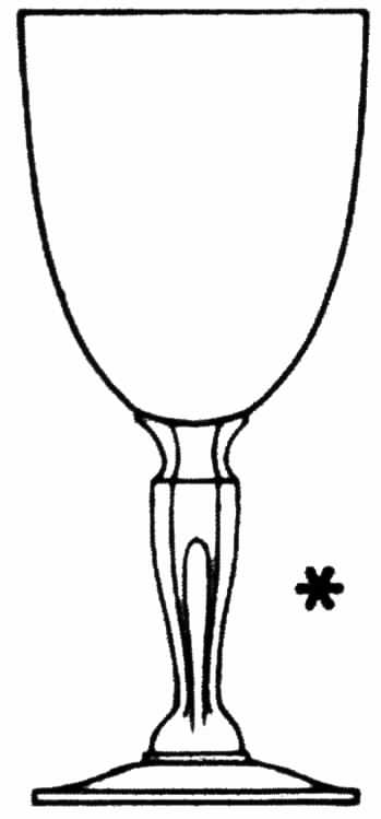 Raleigh Water Goblet by Tiffin-Franciscan-1