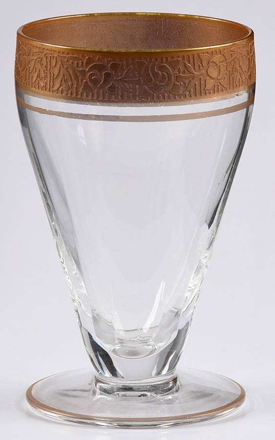 Rambler Rose Clear (Stem 14196) 3 Oz Footed Tumbler by Tiffin-Franciscan-1