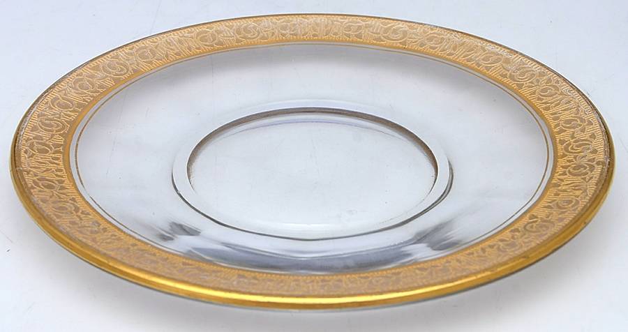 Rambler Rose Clear (Stem 14196) Bread & Butter Plate by Tiffin-Franciscan-1
