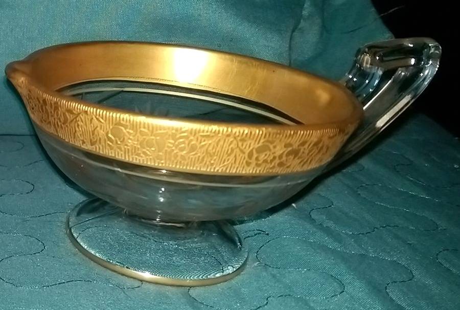 Rambler Rose Clear (Stem 14196) Creamer by Tiffin-Franciscan-1