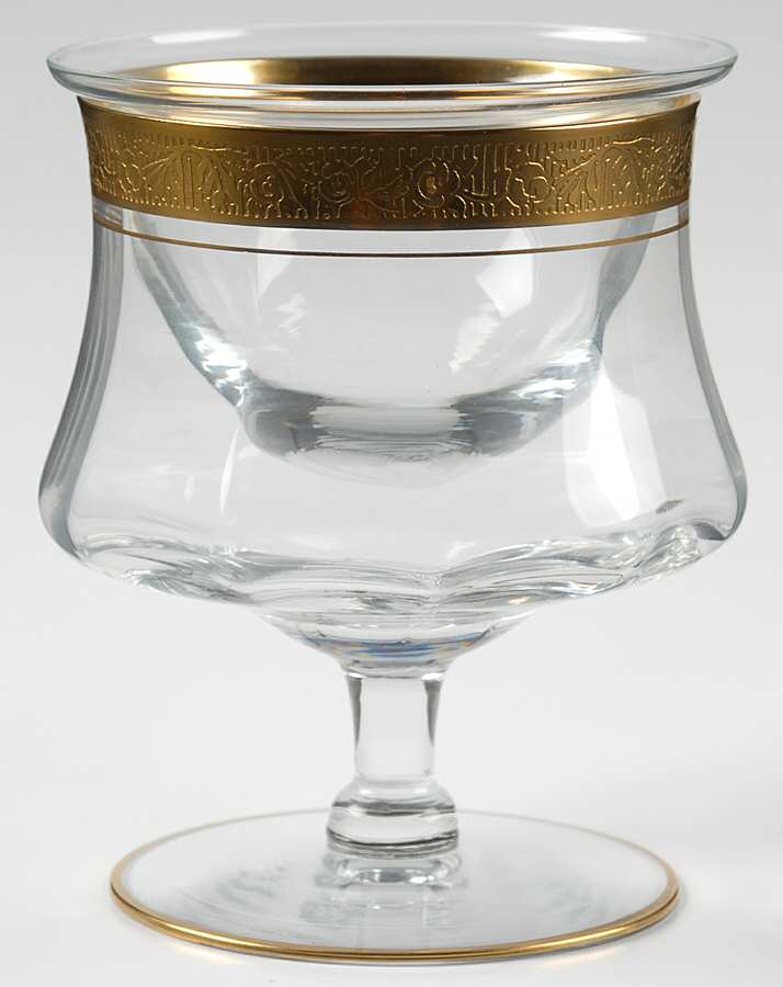 Rambler Rose Clear (Stem 14196) Seafood Cocktail & Liner by Tiffin-Franciscan-1