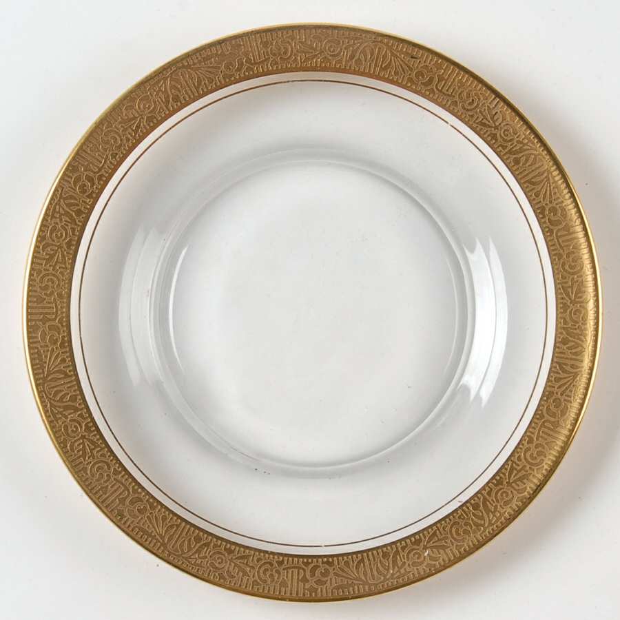 Rambler Rose Clear (Stem 14196) Bread & Butter Plate by Tiffin-Franciscan-1
