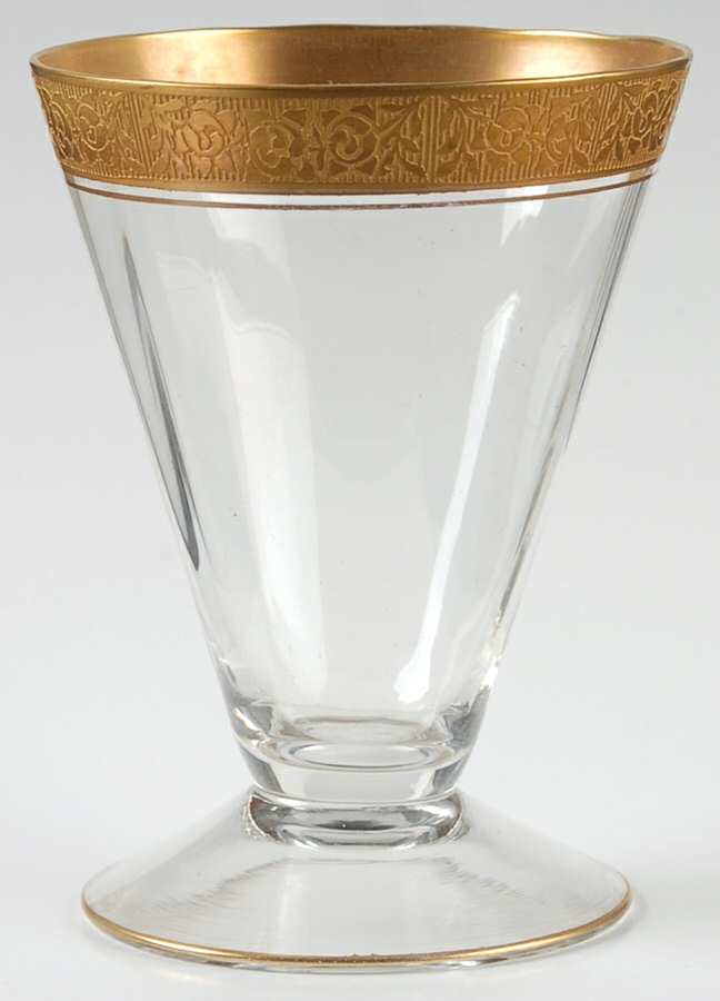 Rambler Rose Clear (Stem 14196) 9 Oz Footed Tumbler by Tiffin-Franciscan-1