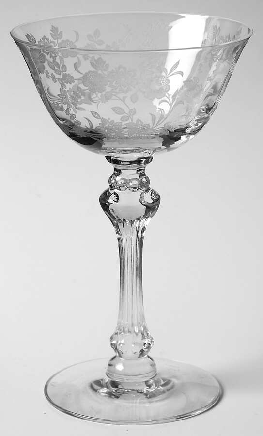 Rambling Rose Champagne/Tall Sherbet by Tiffin-Franciscan-1