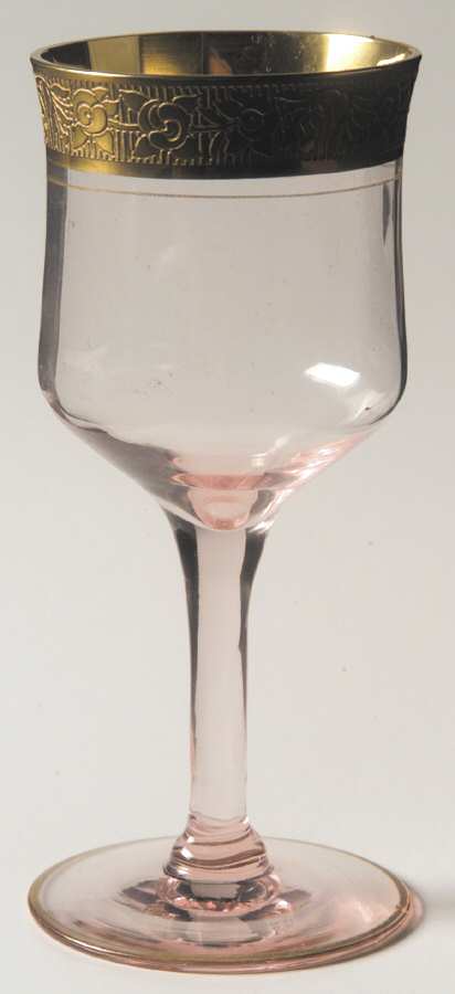 Rambler Rose Pink (Stem 14188) Wine Glass by Tiffin-Franciscan-1