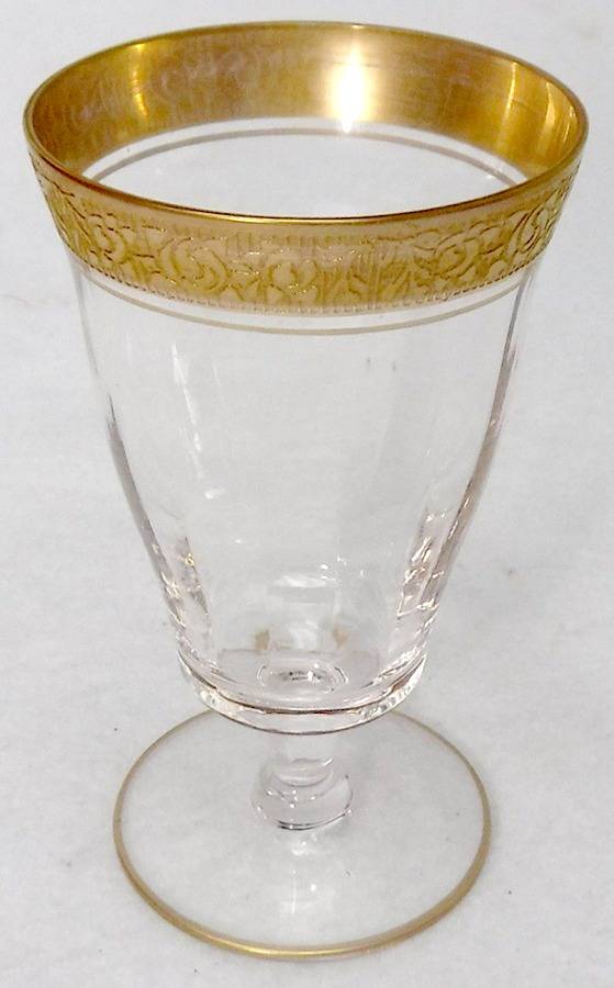 Rambler Rose Clear (Stem 15042) 6 Oz Footed Tumbler by Tiffin-Franciscan-1