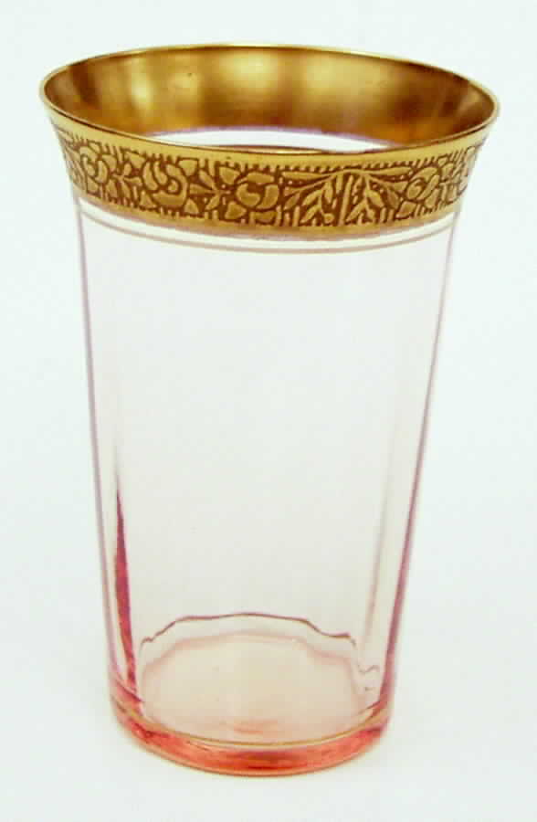 Rambler Rose Pink (Stem 14196) Flat Juice Glass by Tiffin-Franciscan-1