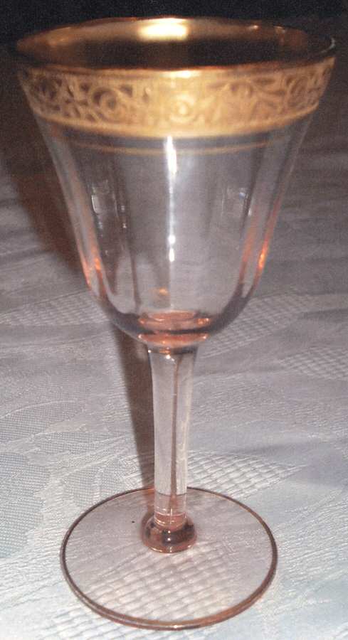 Rambler Rose Pink (Stem 14196) Wine Glass by Tiffin-Franciscan-1