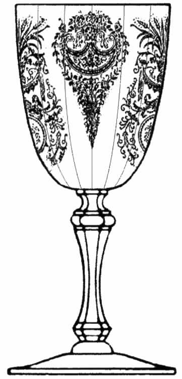 Regency Water Goblet by Tiffin-Franciscan-1