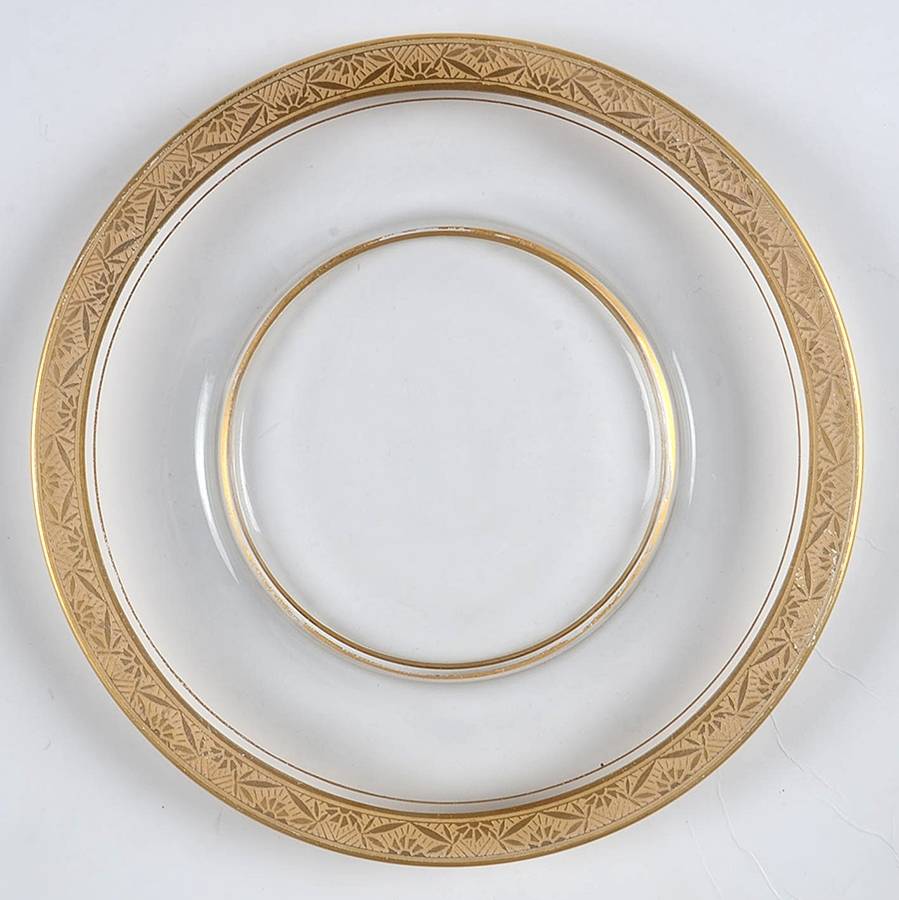 Regent (Gold Encrusted) (#17300) Luncheon Plate by Tiffin-Franciscan-1