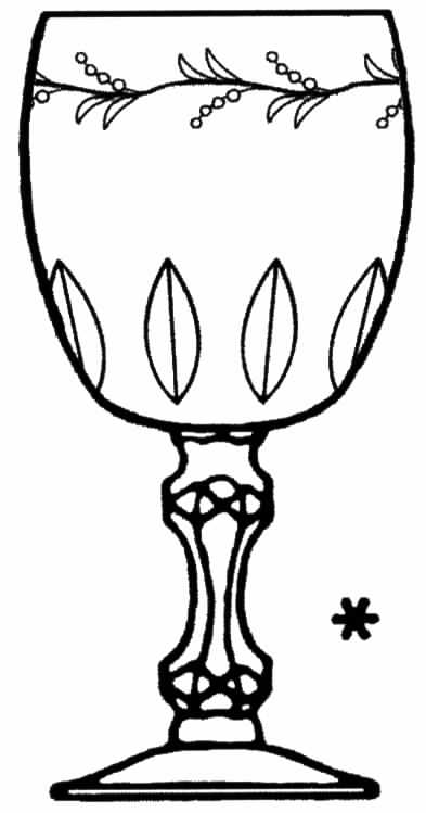 Regent (Cut) (#17679) Water Goblet by Tiffin-Franciscan-1