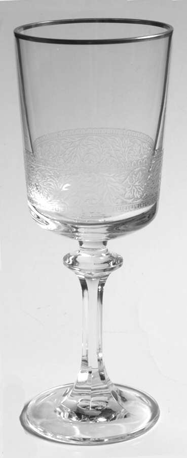 Renaissance Clear (Gold Trim) Wine Glass by Tiffin-Franciscan-1