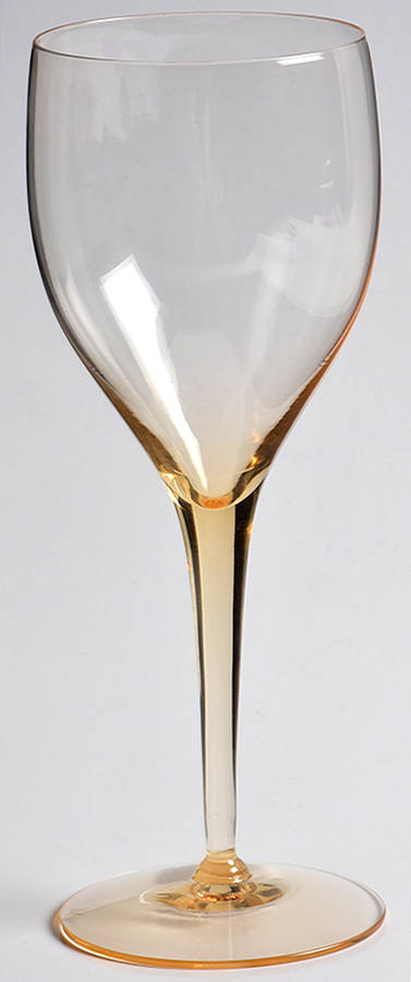 Revelation Amber (Honey) Wine Glass by Tiffin-Franciscan-1