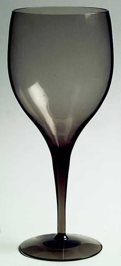 Revelation Brown (Sepia) Water Goblet by Tiffin-Franciscan-1