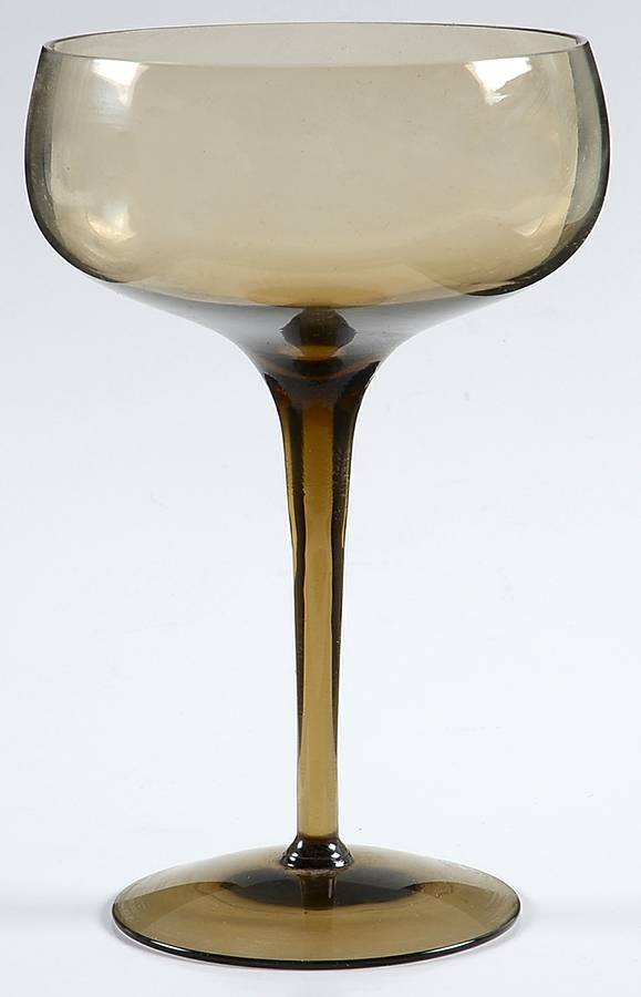 Revelation Brown (Sepia) Champagne/Tall Sherbet by Tiffin-Franciscan-1