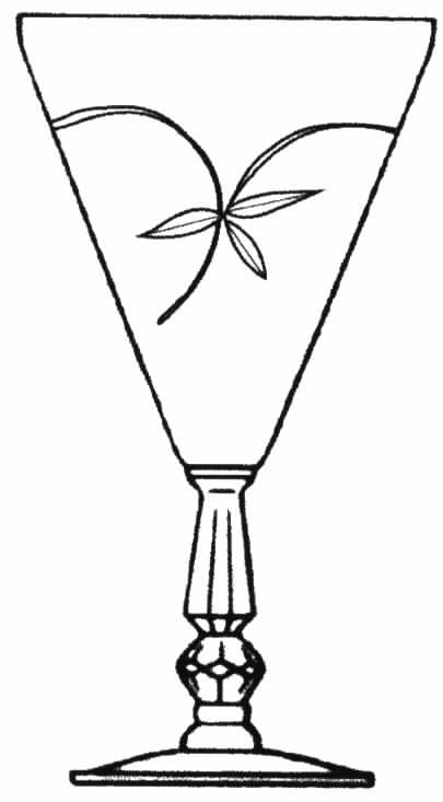 Reverie Water Goblet by Tiffin-Franciscan-1