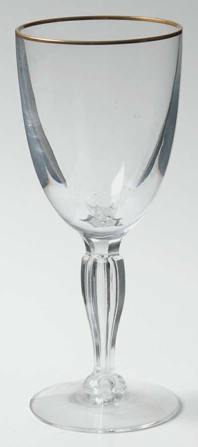 Rhapsody (Gold Trim) Wine Glass by Tiffin-Franciscan-1