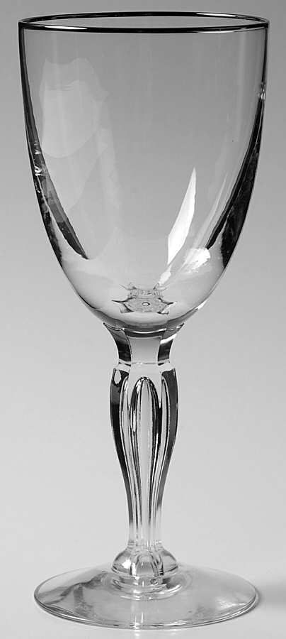 Rhapsody (Platinum Trim) Wine Glass by Tiffin-Franciscan-1