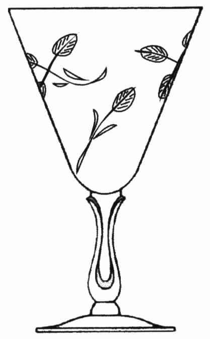 Rhodora Water Goblet by Tiffin-Franciscan-1
