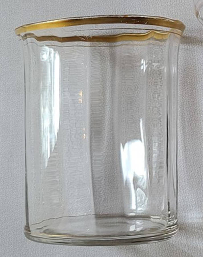Rims of Gold 8 Oz Flat Tumbler by Tiffin-Franciscan-1