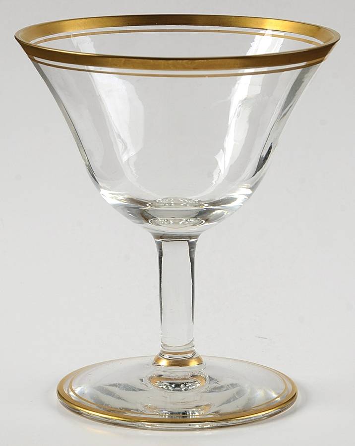 Rims of Gold Low Sherbet by Tiffin-Franciscan-1