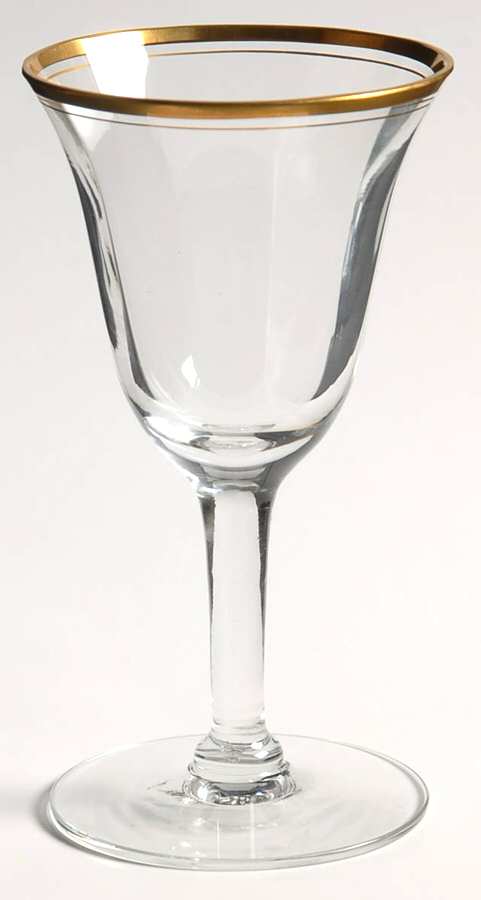 Rims of Gold Wine Glass by Tiffin-Franciscan-1