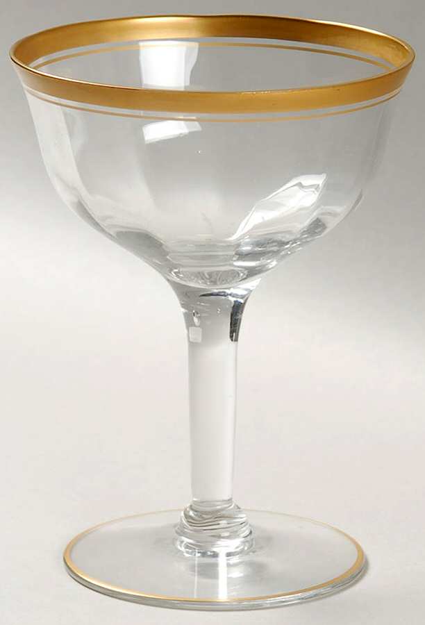 Rims of Gold Low Sherbet by Tiffin-Franciscan-1