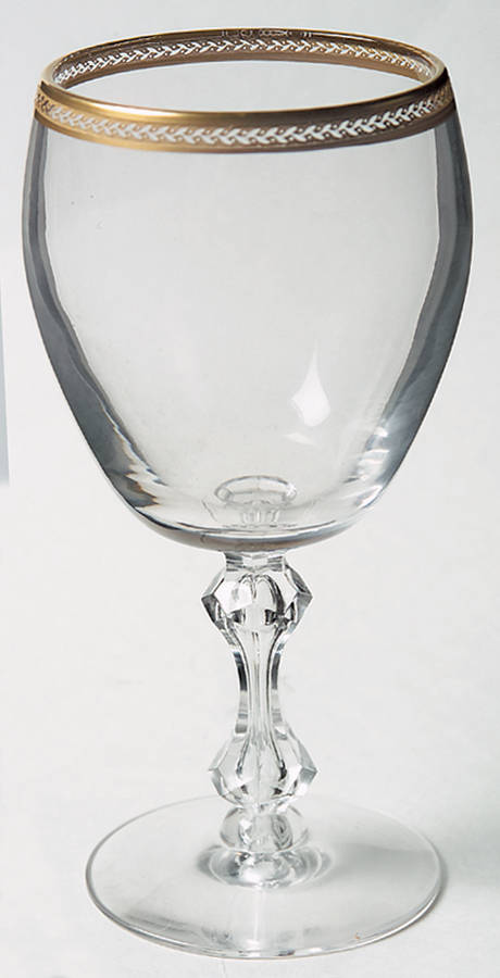 Roma Water Goblet by Tiffin-Franciscan-1