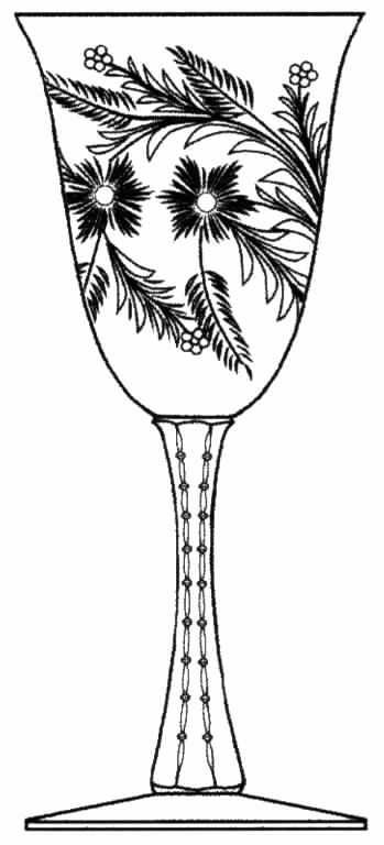 Romance Water Goblet by Tiffin-Franciscan-1