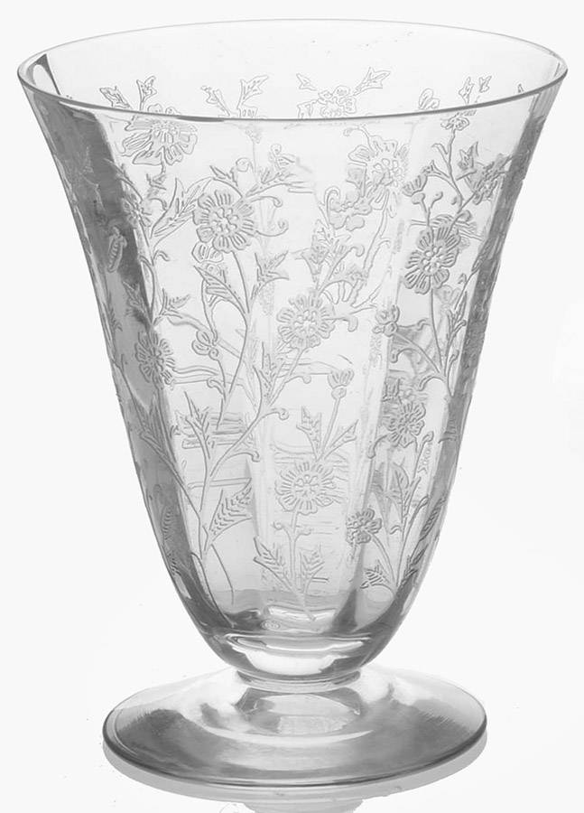Rose Marie Clear (Etched) Oyster or Fruit Cocktail by Tiffin-Franciscan-1