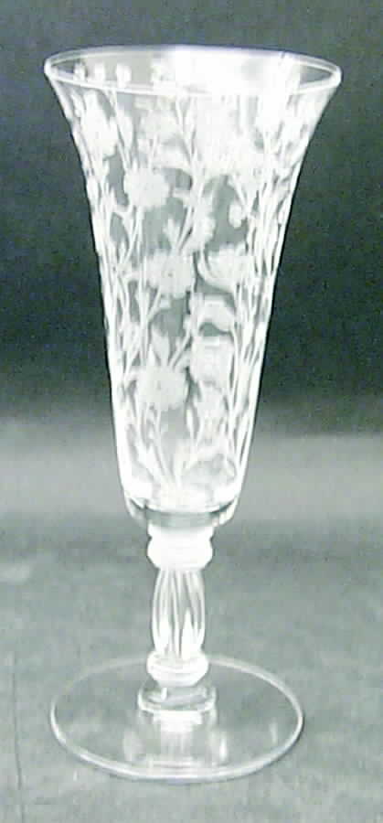 Rose Marie Clear (Etched) Parfait by Tiffin-Franciscan-1