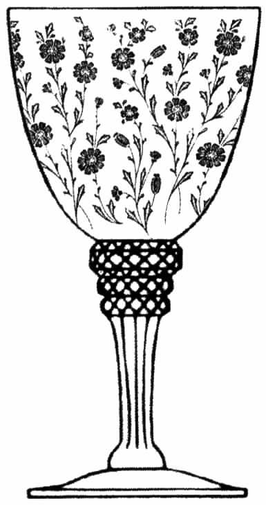 Rose Marie Water Goblet by Tiffin-Franciscan-1