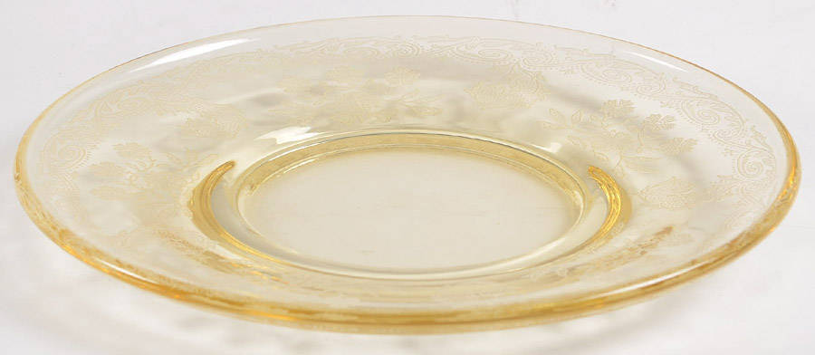 Rosalind Mandarin (Stem 15042) Flat Cup Saucer by Tiffin-Franciscan-1