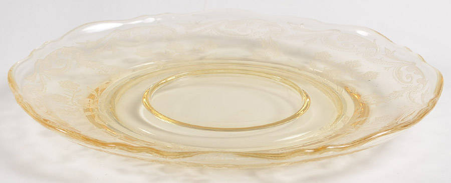Rosalind Mandarin (Stem 15042) Saucer Only by Tiffin-Franciscan-1