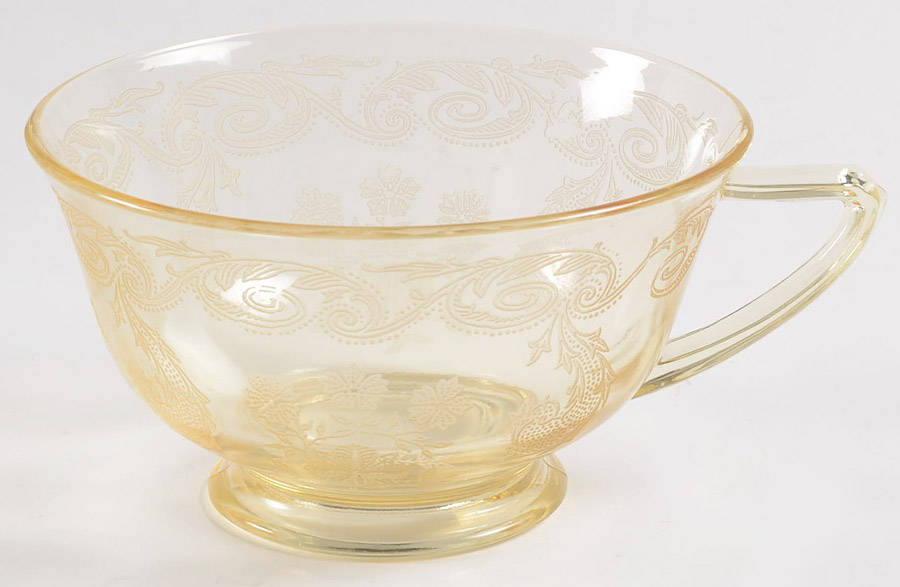 Rosalind Mandarin (Stem 15042) Footed Cup by Tiffin-Franciscan-1