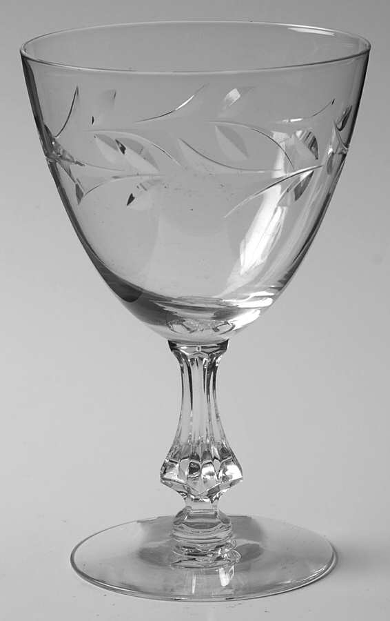 Royal Wreath Water Goblet by Tiffin-Franciscan-1