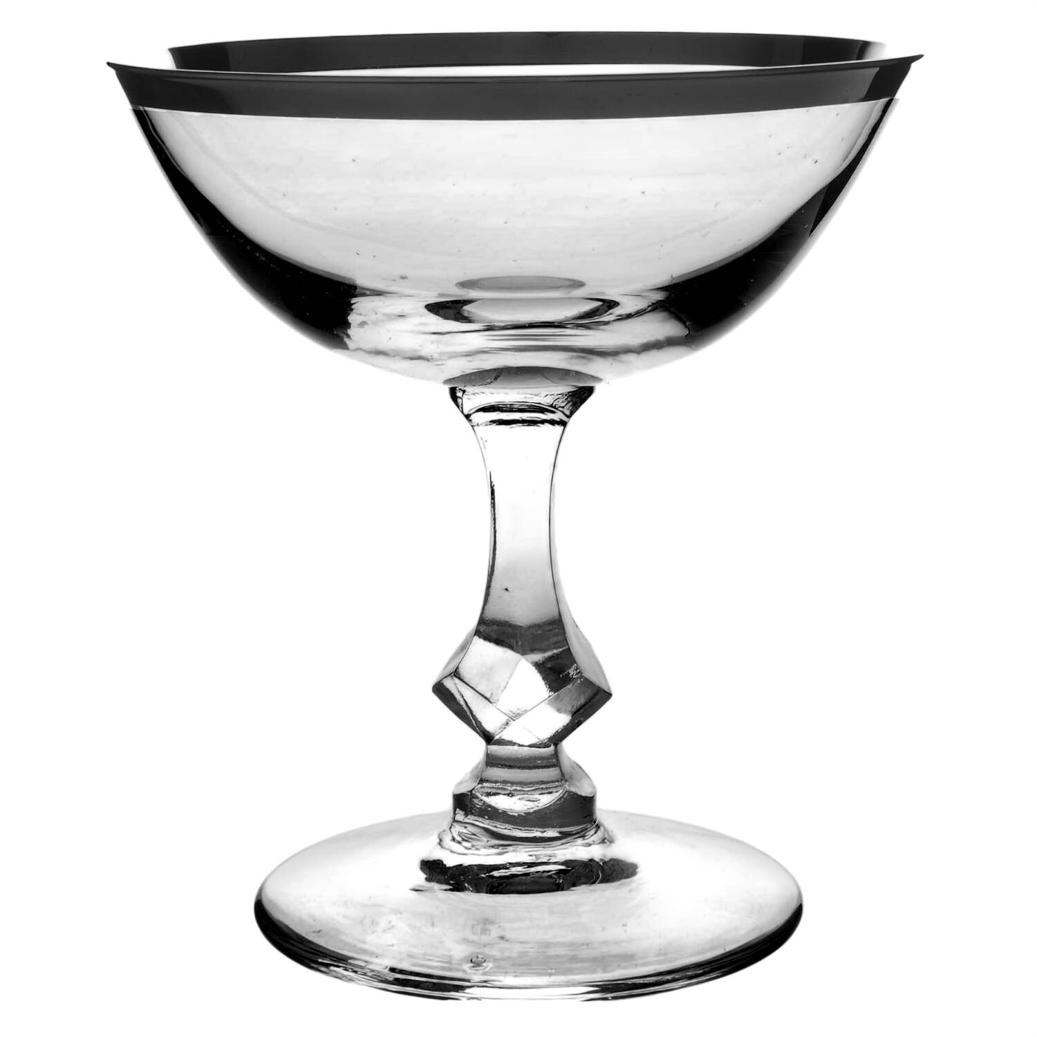 Rubicon (Platinum Trim) Champagne/Tall Sherbet by Tiffin-Franciscan-1