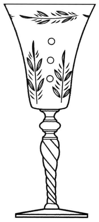 Rush Water Goblet by Tiffin-Franciscan-1